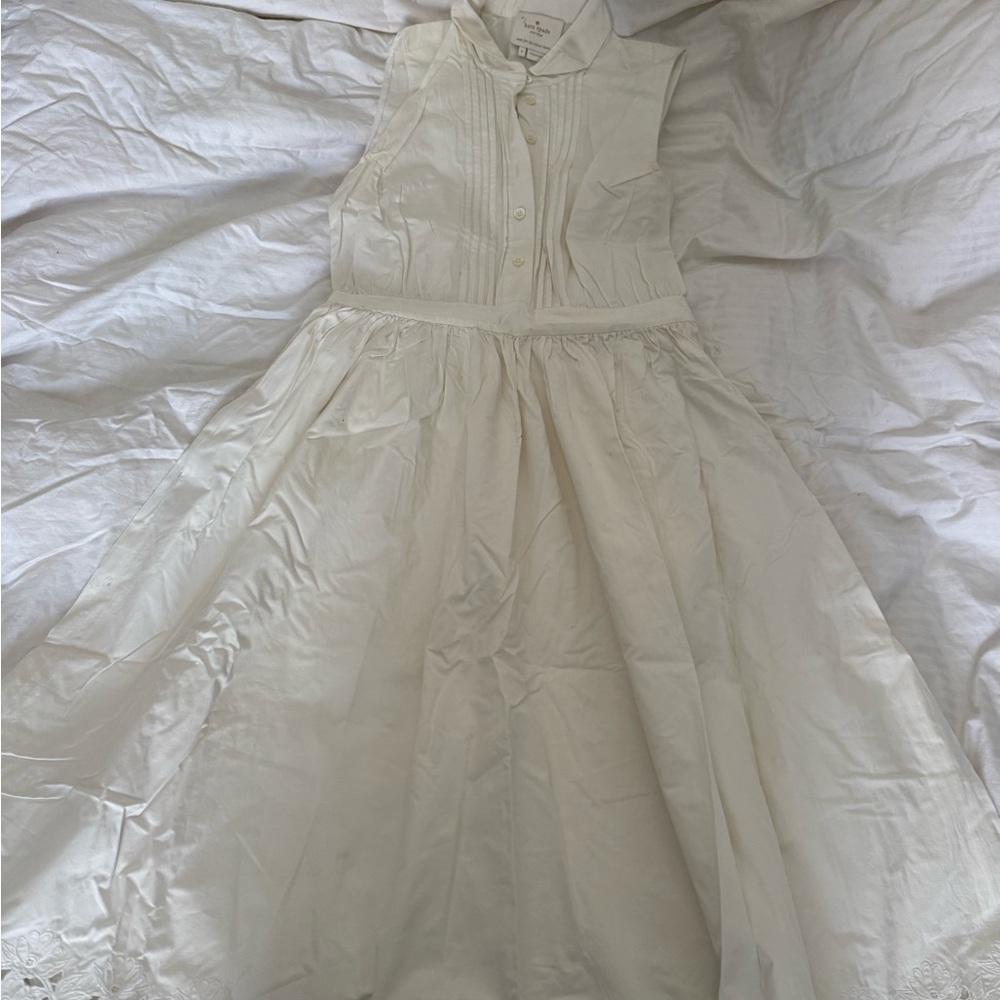 Kate Spade Cream Button-Up Blouse